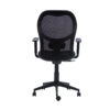 SILLA MODELO Q3 NEGRA BRAZO 2D - Imagen 4