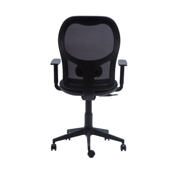 SILLA MODELO Q3 NEGRA BRAZO 2D - Imagen 4